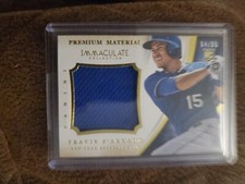 2014 IMMACULATE COLLECTION TRAVIS D'ARNAUD PREMIUM MATERIALS RC #/99 METS BRAVES