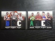 🔥2013-2014 Panini Preferred Decades Jersey Booklet 19/99 MALONE/STOCKTON/PIPPEN