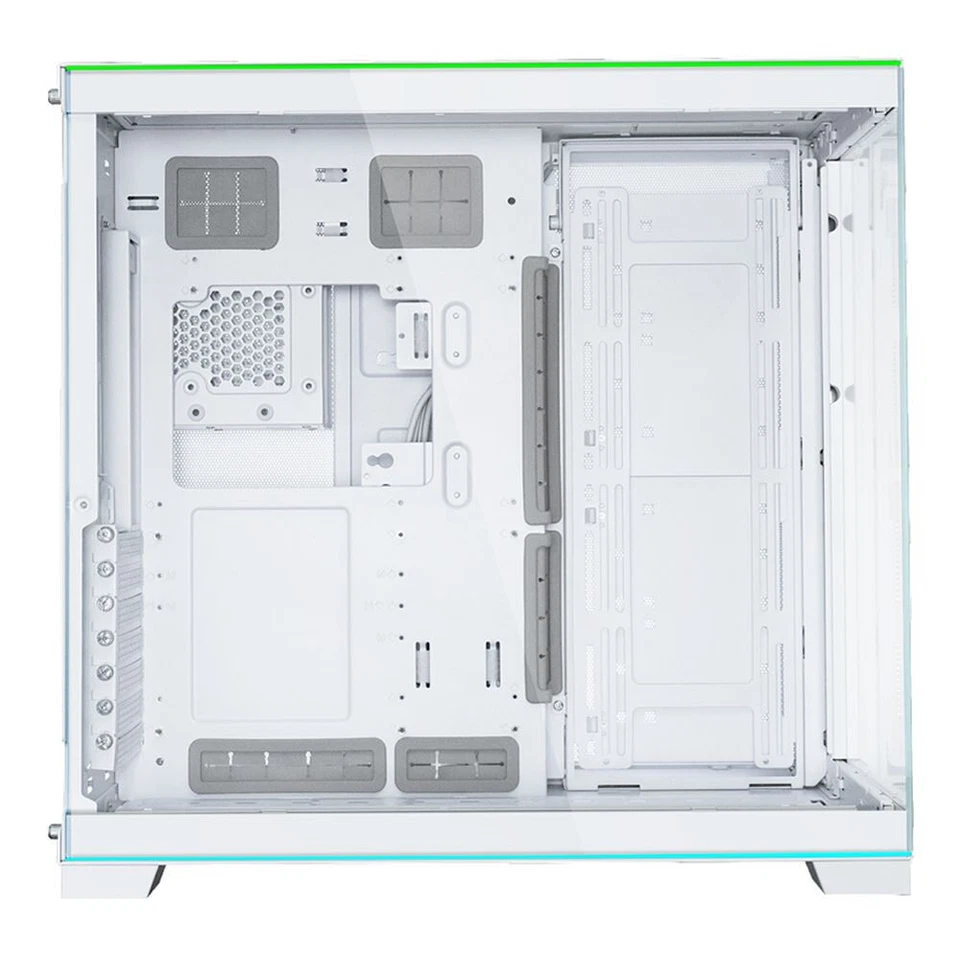Lian Li O11D EVO RGB Tempered Glass ATX Mid-Tower Computer Case - White - Image 3 of 4