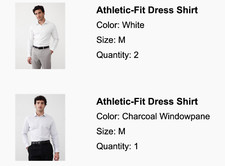 BANANA REPUBLIC MEN s ATHLETIC-FIT DRESS SHIRT Size M Medium 8 Shirts- 200