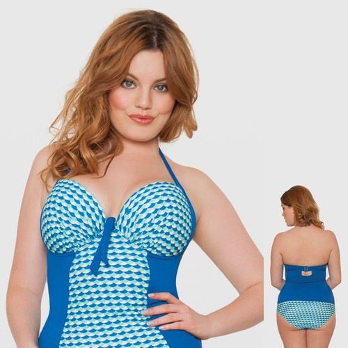 Curvy Kate Atlantis Halterneck Tankini Top Deep Sea3240 DJ Womens eBay