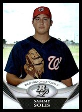 2011 Bowman Platinum Prospects #BPP89 Sammy Solis Washington Nationals