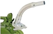 JERRY CAN POURER METAL FLEXIBLE UNLEADED SIZE NOZZLE SPOUT FUNNEL  PETROL DIESEL