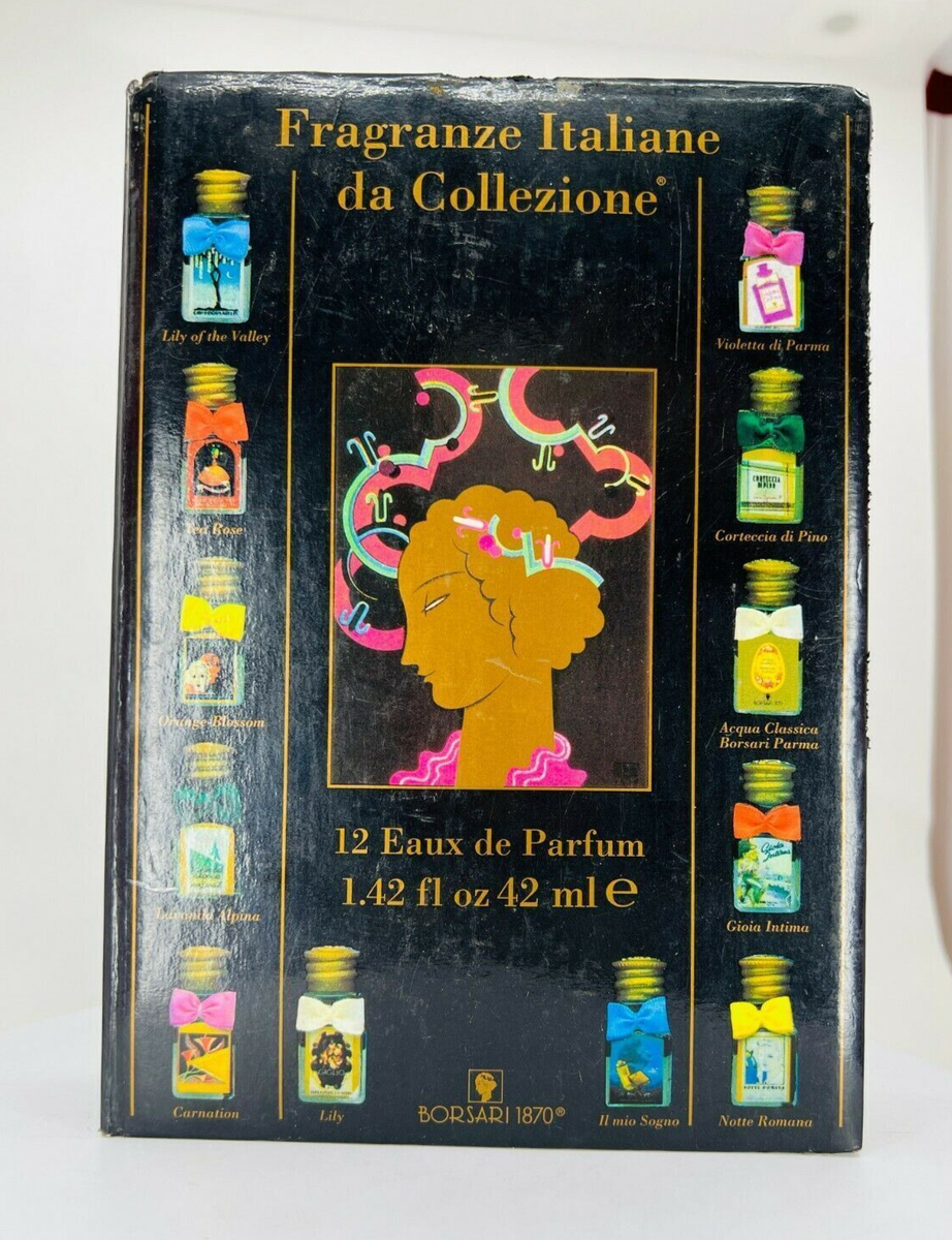 Borsari 1870 Italian Fragrance Collection 12 x 0.12 oz Eau De