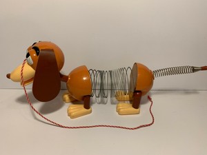 slinky dog pull toy
