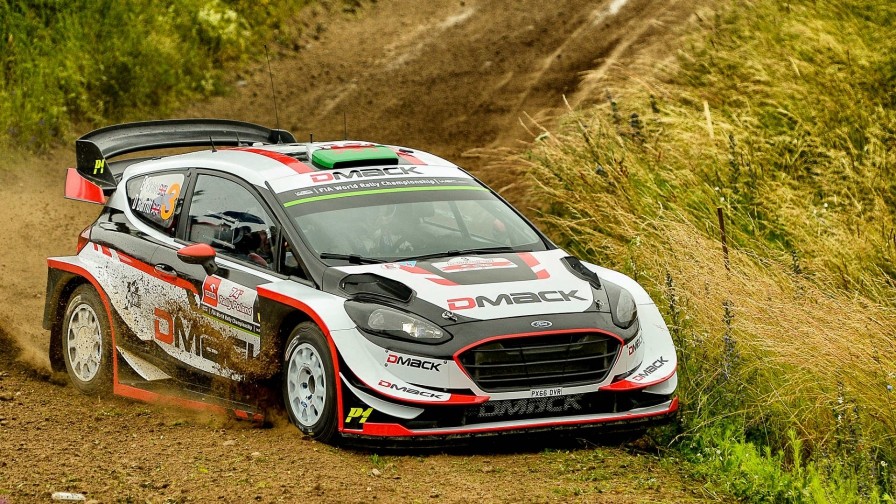 Model Car Scale 1:43 Ford Fiesta M-Sport WRC Evans Rally 2017