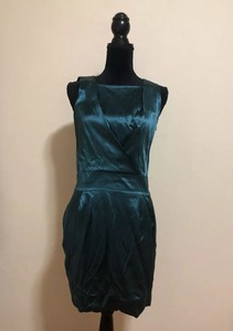 calvin klein forest green dress