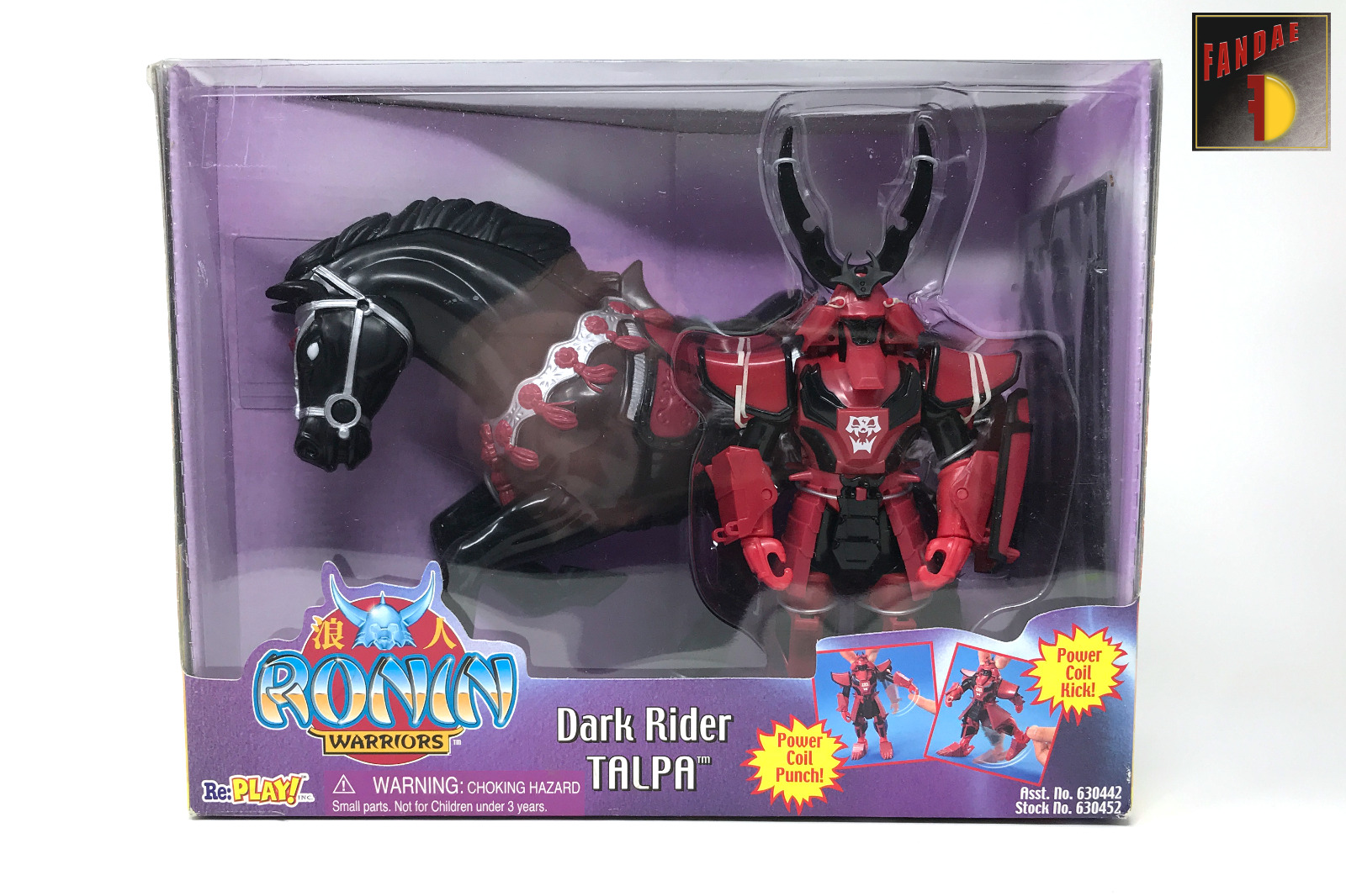 Vintage Ronin Warriors - Dark Rider Talpa (2001) New in Box !