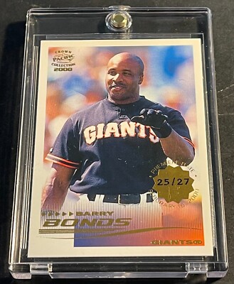 BARRY BONDS 2000 Pacific Crown Collection #257 Premiere Date (25/27) SF Giants 