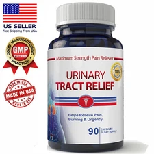Urinary Tract Infection Pain Relief and Bladder Health Supplements 90 Capsules