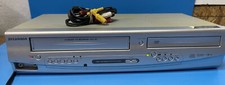 Sylvania DVC845E DVD Player VCR Recorder Combo Tested and Working No Remote 