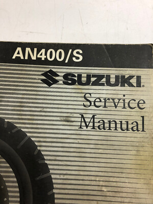 ユウ 2003-2006 SUZUKI MOTORCYCLE AN400/S P/N 99500-34083-03E SERVICE