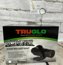 TruGlo Ignite Mini Compact Aluminum 30mm Red Dot Sight with Cantilever Mount