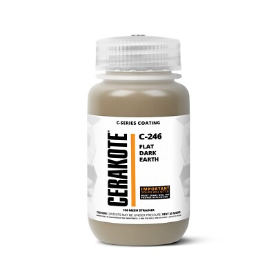 CERAKOTE  C-SERIES Air Cure Ceramic Coating C-246 Flat Dark Earth (4oz)