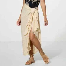 Samantha Brown Convertible Frayed Edge Scarf Blanket - Choose your Color - New -