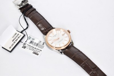 Tissot T-Classic Ballade Automatik silber Zifferblatt Herrenuhr T108.408.26.037.00