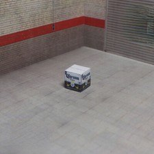 1/64 Diorama Beer Box Model Warehouse City Street Garage Scene Model Accessories