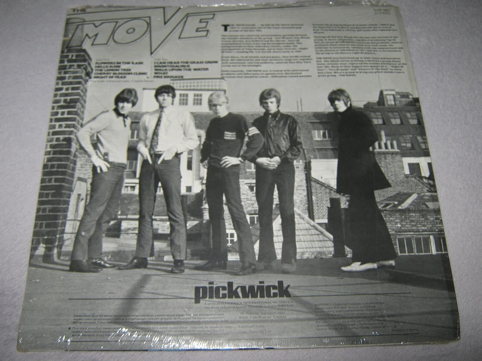 THE MOVE Greatest Hits Vol 1 ORIG SEALED LP UK ELO Jeff Lynne Roy Wood Bev Bevan - Image 4 of 4