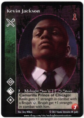 Kevin Jackson Ventrue New Blood V:TES VTES Vampire CCG