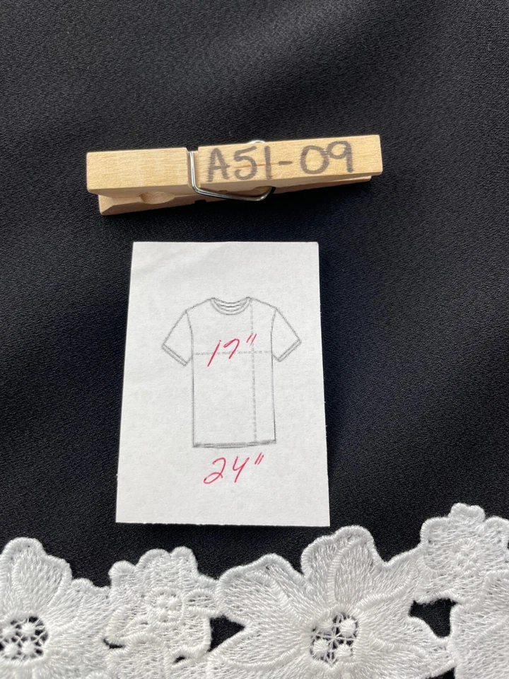 Blusa Kate Spade New York 2 Top Negra Floral Encaje Vuelos de fantasía A51-09 Foto 2 de 4