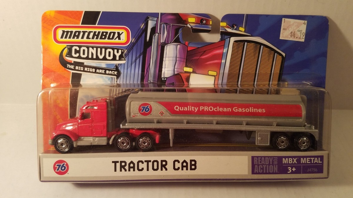 2006 Matchbox Convoy 76 PROclean Gas Tractor Cab in Red | eBay