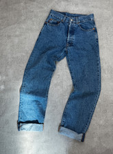 Vintage 90s Rocky Jeans Womens W28 L32 Made in Italy High Waist Mom Straight Blue