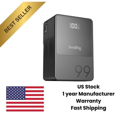 SmallRig VB99 V Mount Battery 6700mAh/99Wh OLED Screen Battery for Camera-3580 