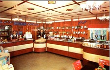 Alpine-Alpa Cheese Chalet Store Interior, WILMOT, Ohio Advertising Postcard