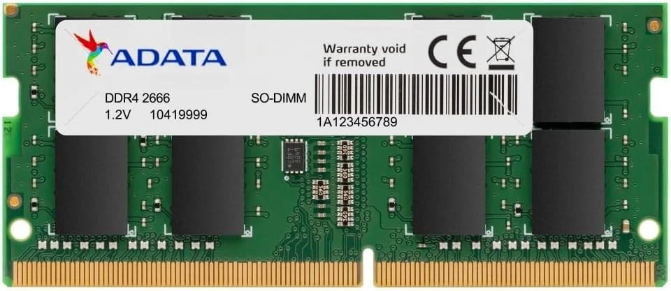 ADATA Premier 16GB, DDR4, 2666MHz (PC4-21300), CL19, SODIMM Memory, 1024x8 1x16G - Image 3 of 3
