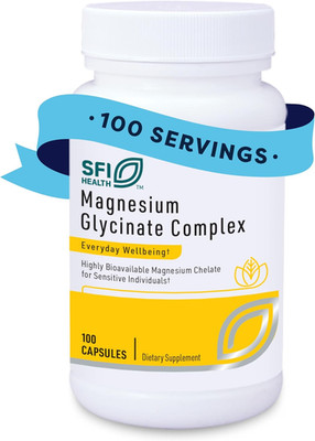 Klaire Labs SFI Health Magnesium Glycinate Complex - Chelated Magnesium Blend fo