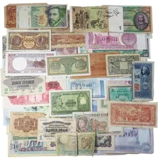 Lot of 50 - Miscellaneous Foreign Notes