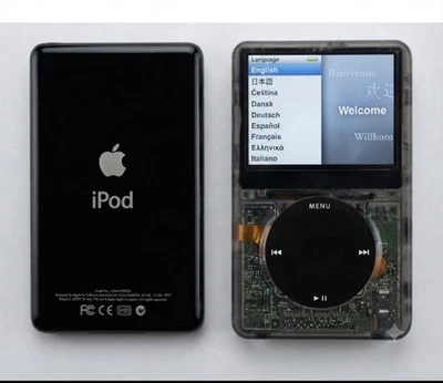 APPLE iPOD CLASSIC 5th SSD 256GB Wolfson DAC Smoke Black. Near Mint - Image 1 of 4