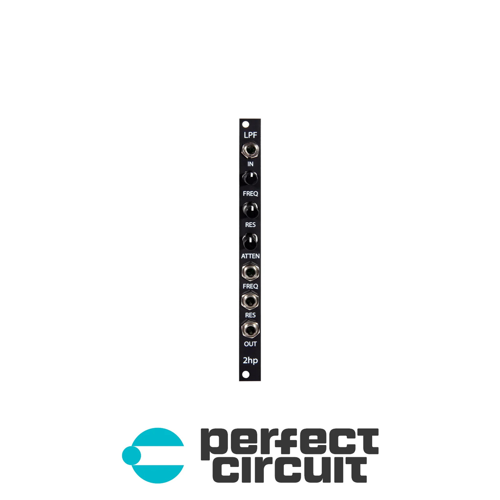 2hp LPF Low Pass Filter Black EURORACK - NEW - PERFECT CIRCU