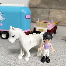 LEGO Friends 3186 Emma&rsquo;s Horse Trailer 100%Complete With Manual RARE RETIRED SET