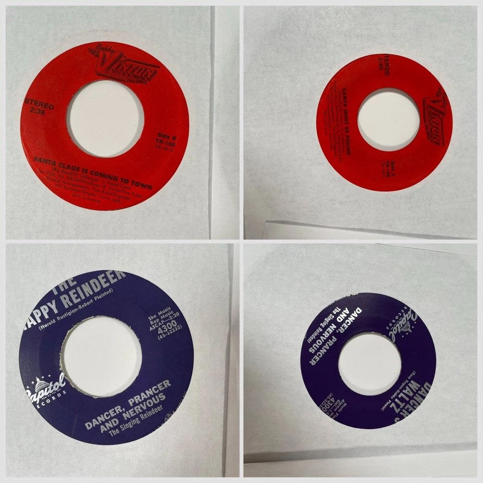 LOT of 16 45 RPM 1960’s 70’s Christmas Holiday Records VG-EX Foto 2 de 4