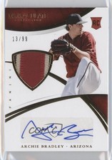 2015 Panini Immaculate Rookie Material Autos Prime 13/99 Archie Bradley Auto 0o9