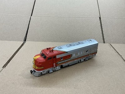 ATHEARN HO SCALE DIESELLOK F7 A UNIT SANTA FE ROT & SILBER SCHÖN!