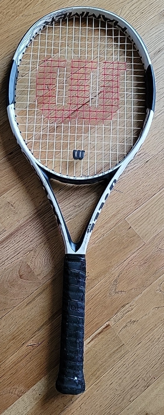 Wilson Hammer 6 Tennis Racquet HS4 4 1/2'' 110 Sq Carbon Mat