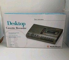 RadioShack CTR-117 Cassette Recorder Desktop Voice Activated Tape Player DIY NEW