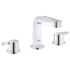 GROHE 20574000 Lineare Widespread Two-Handle Bathroom Faucet Chrome NIB 