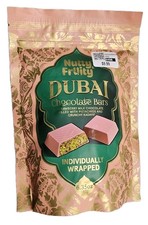 Barritas de chocolate con leche y fresa DUBAI afrutada nuez pistacho Kadayif LTD BB 1/27