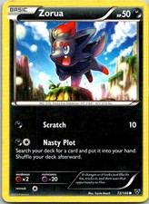 Zorua Common XY Base Set 72/146 LP