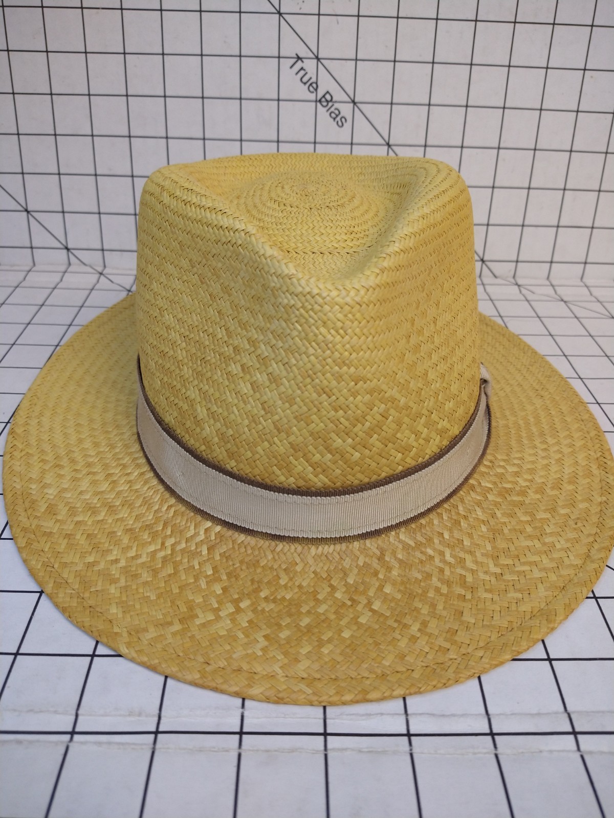 Bailey THE GENUINE ORIGINAL PANAMA Straw Fedora Hat SZ L