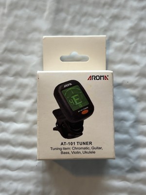 AROMA AT-101 Digital Clip-on Chromatic Guitar Bass Violin Ukulele Tuner Tuning