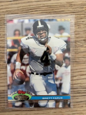 1991 Stadium Club #94 Brett Favre Rookie Card HUGE  ERROR Spelled Farve !!! 