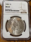 1884-CC Morgan Dollar NGC MS64 | Carson Coin Mint Coin