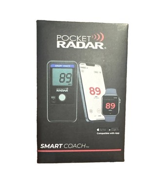 Pocket Radar Smart Coach Baseball Radar Gun w/ App iOS Android Pro Accuracy