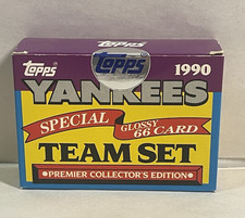 1990 Topps Baseball TV Special 66 Glossy Card Team Set NY Yankees - Sealed
