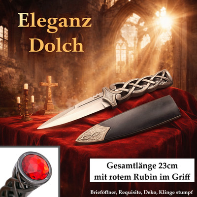 NEU Deko Dolch als Brieföffner für Film Fans Sammler Mittelalter Cosplay Serien