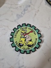 Vespa club toppa patch (No Placca Plakette Plaque Piaggio) Rara ^_t14